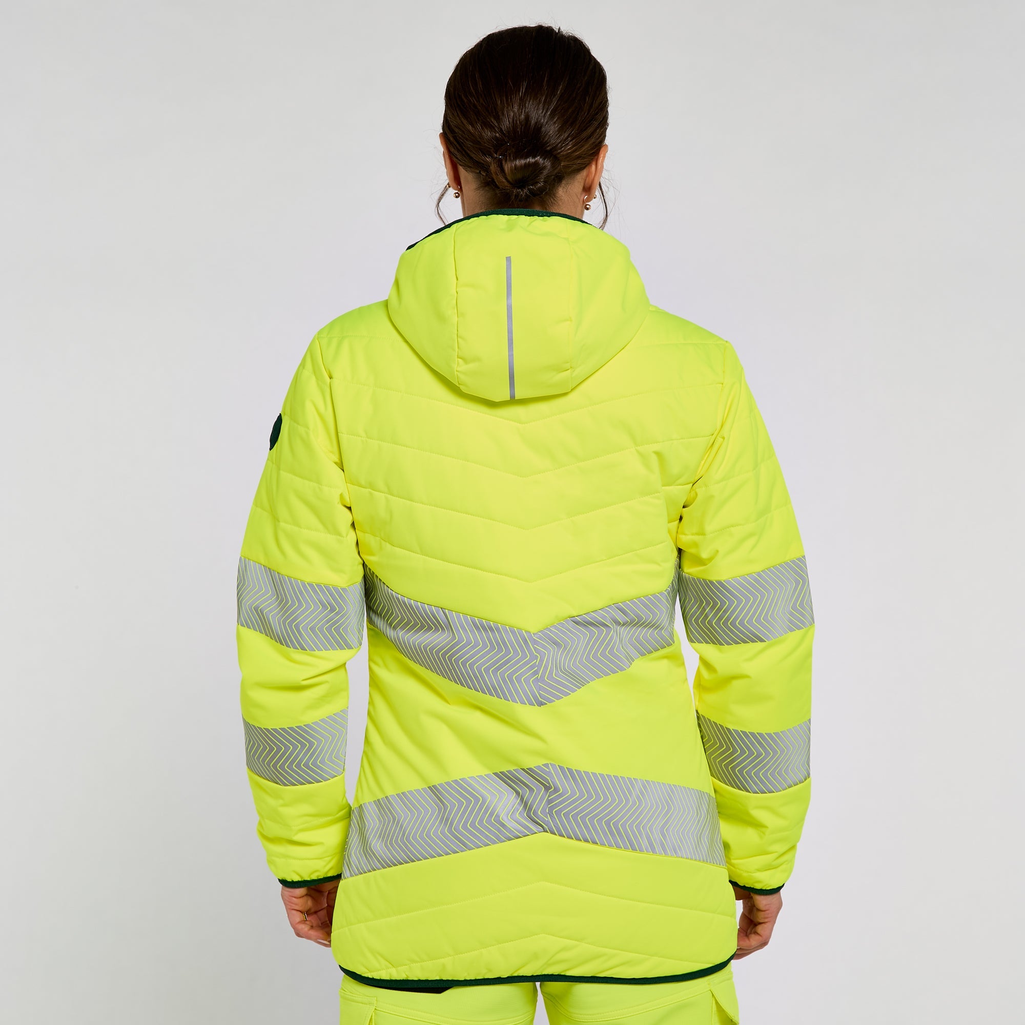 Pulsar Women's Reversible Puffer Jacket Yellow