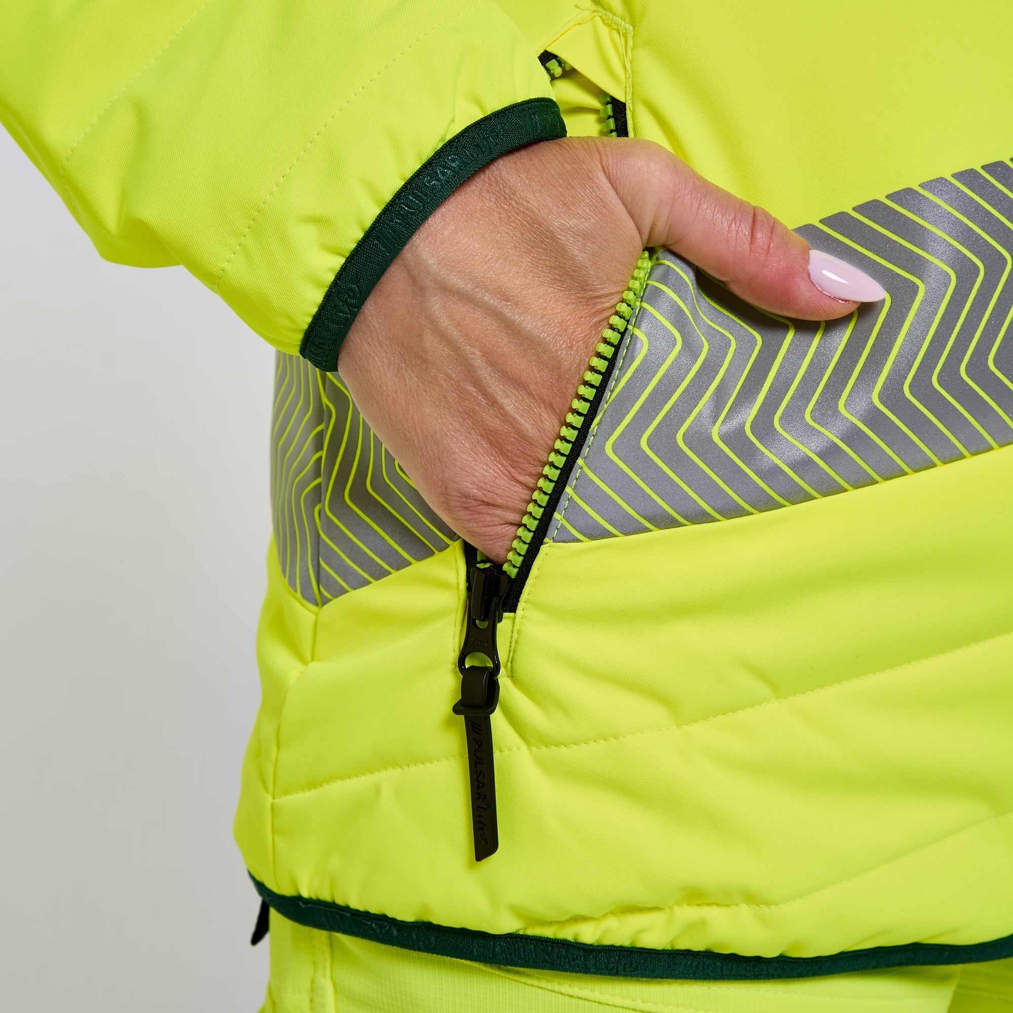 Pulsar Women's Reversible Puffer Jacket Yellow