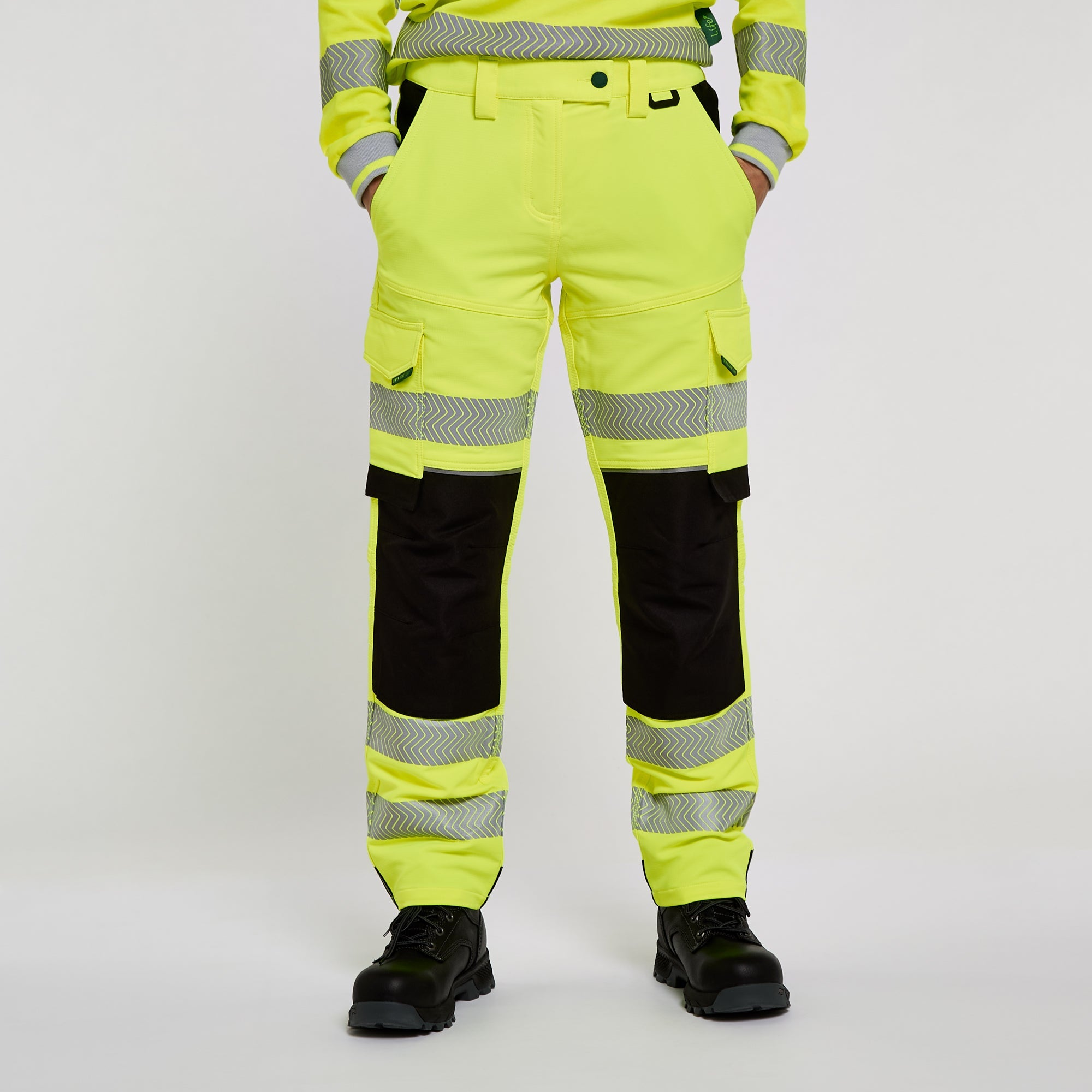 Pulsar Women's Stretch Combat Trousers Yellow