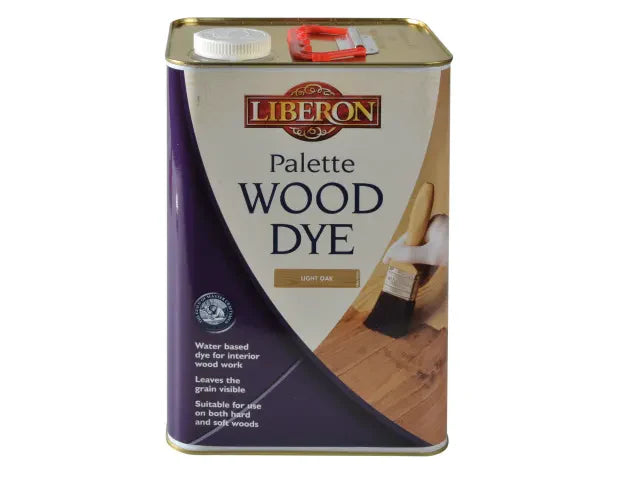 Liberon Palette Wood Dye Light Oak 5 litre