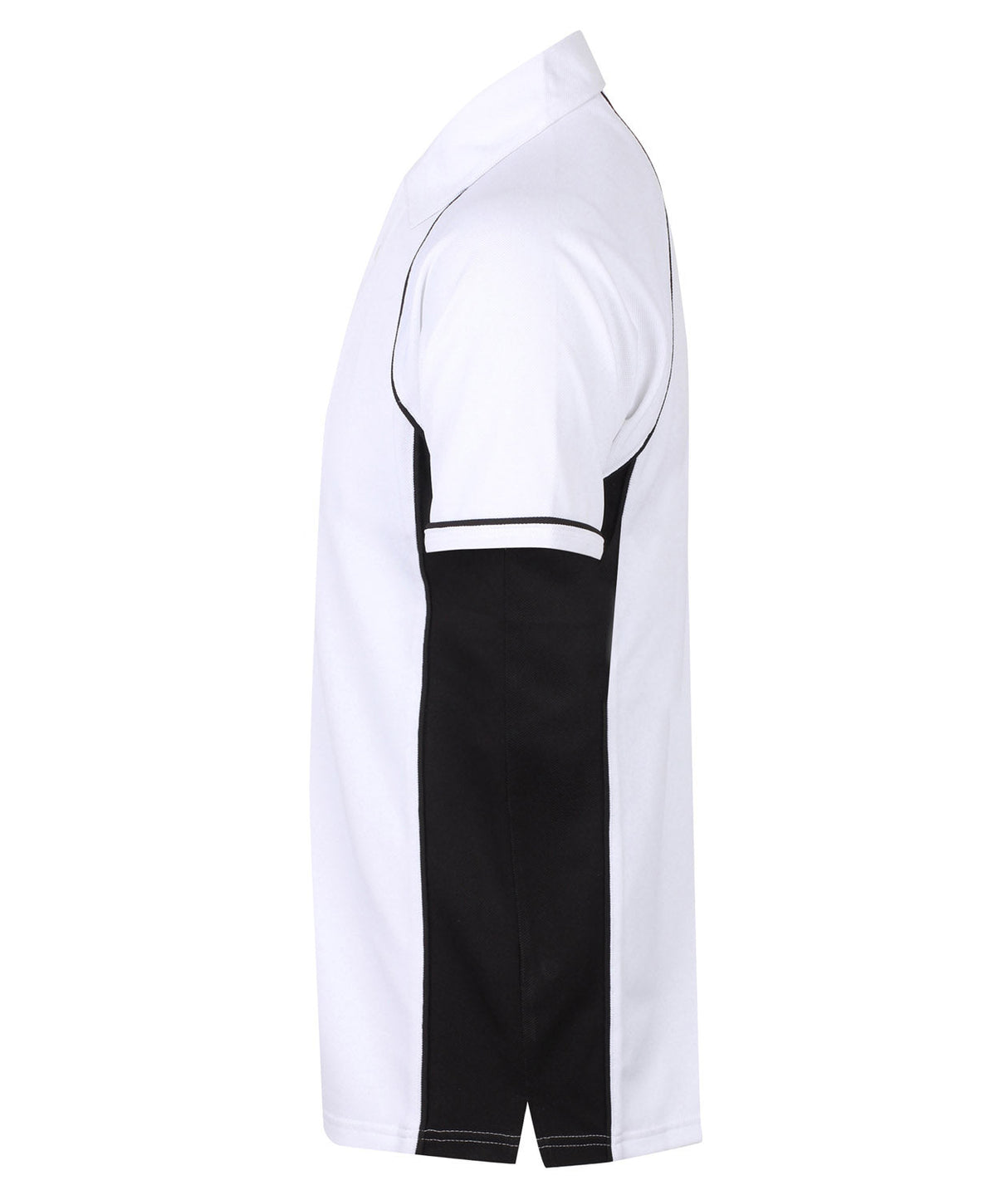 Finden & Hales Piped Performance Polo - White/Black/Black