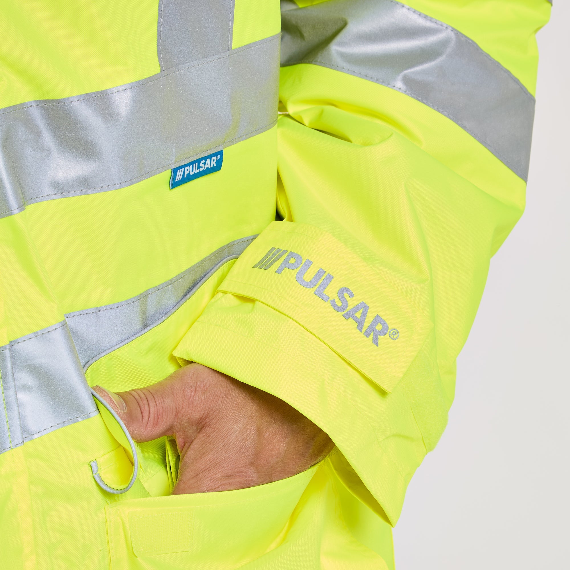 Pulsar Padded Storm Coat Yellow - Recycled Content