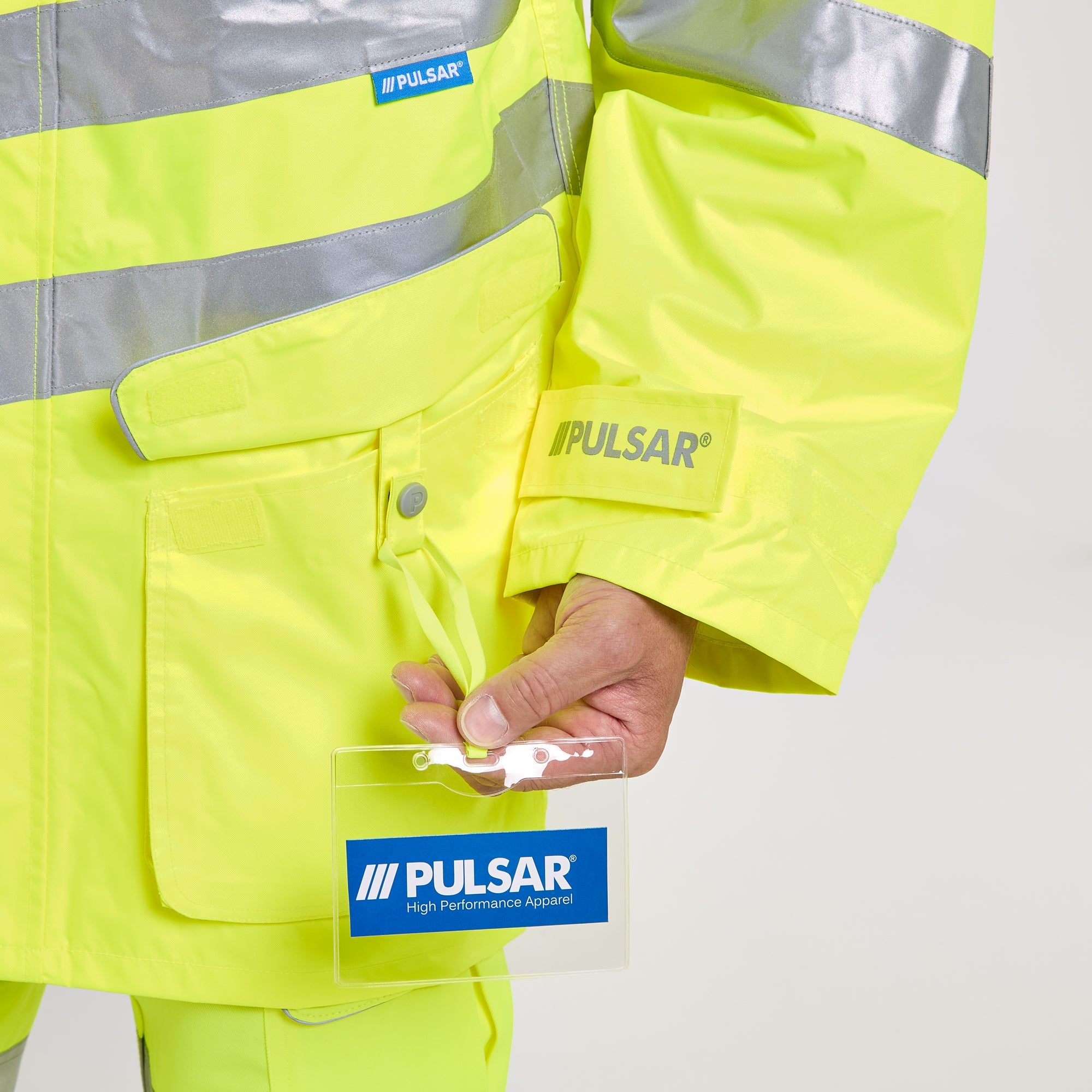 Pulsar Mesh Lined Storm Coat Yellow - Recycled Content