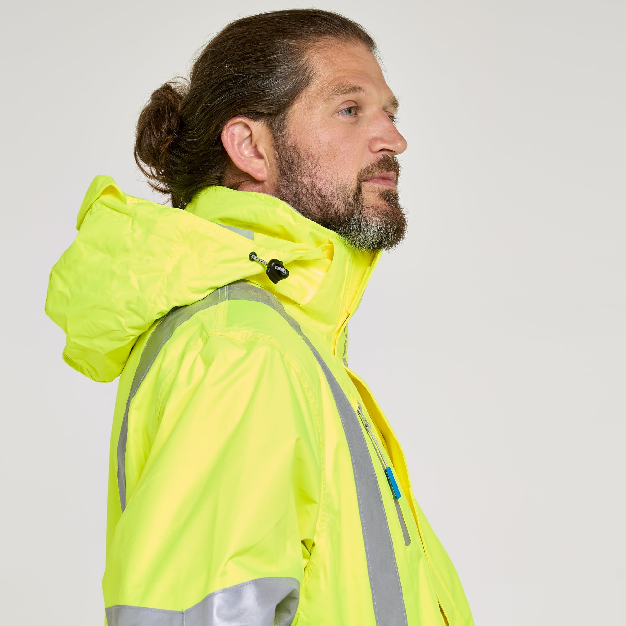 Pulsar Mesh Lined Storm Coat Yellow - Recycled Content