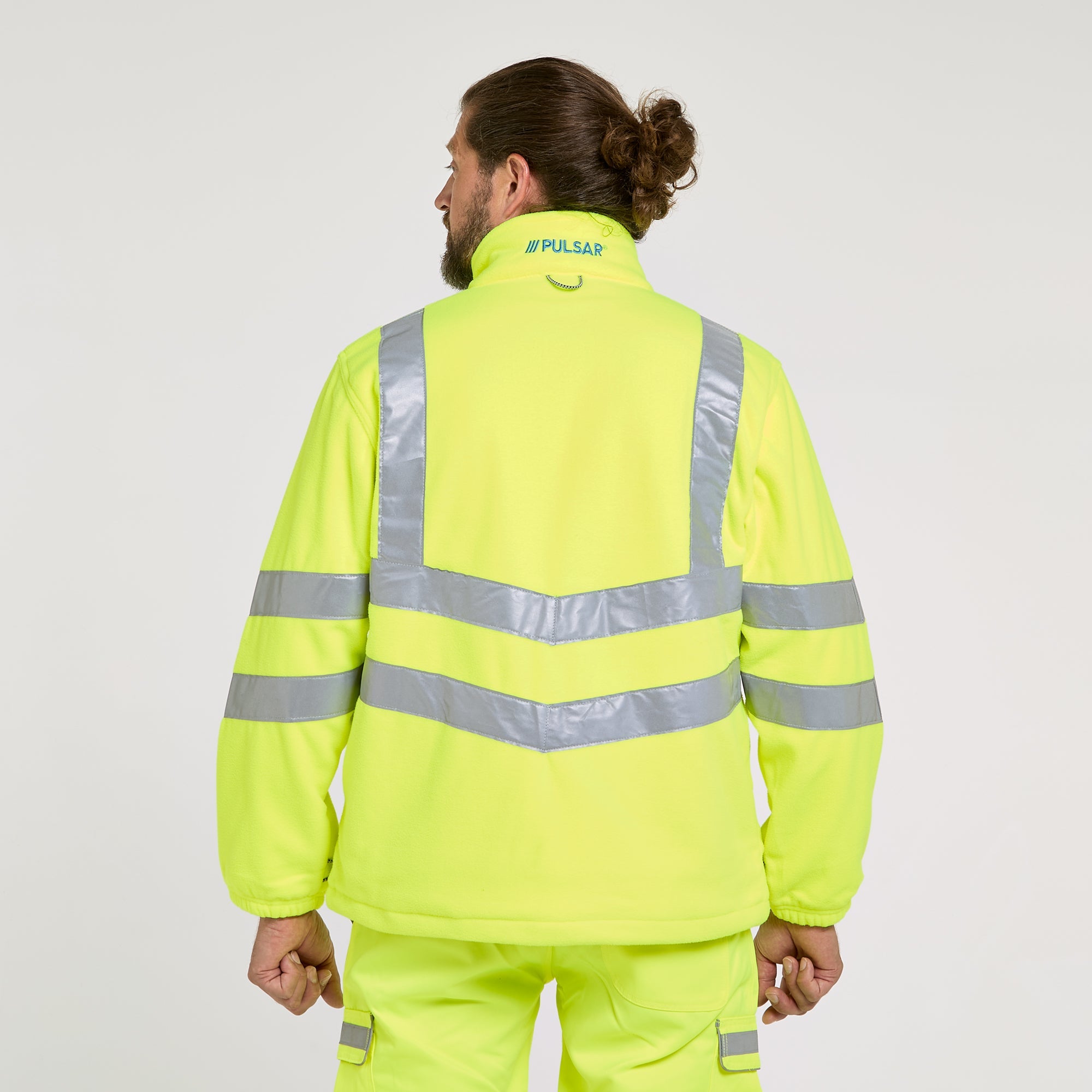 Pulsar Interactive Fleece Jacket Yellow - Recycled Content