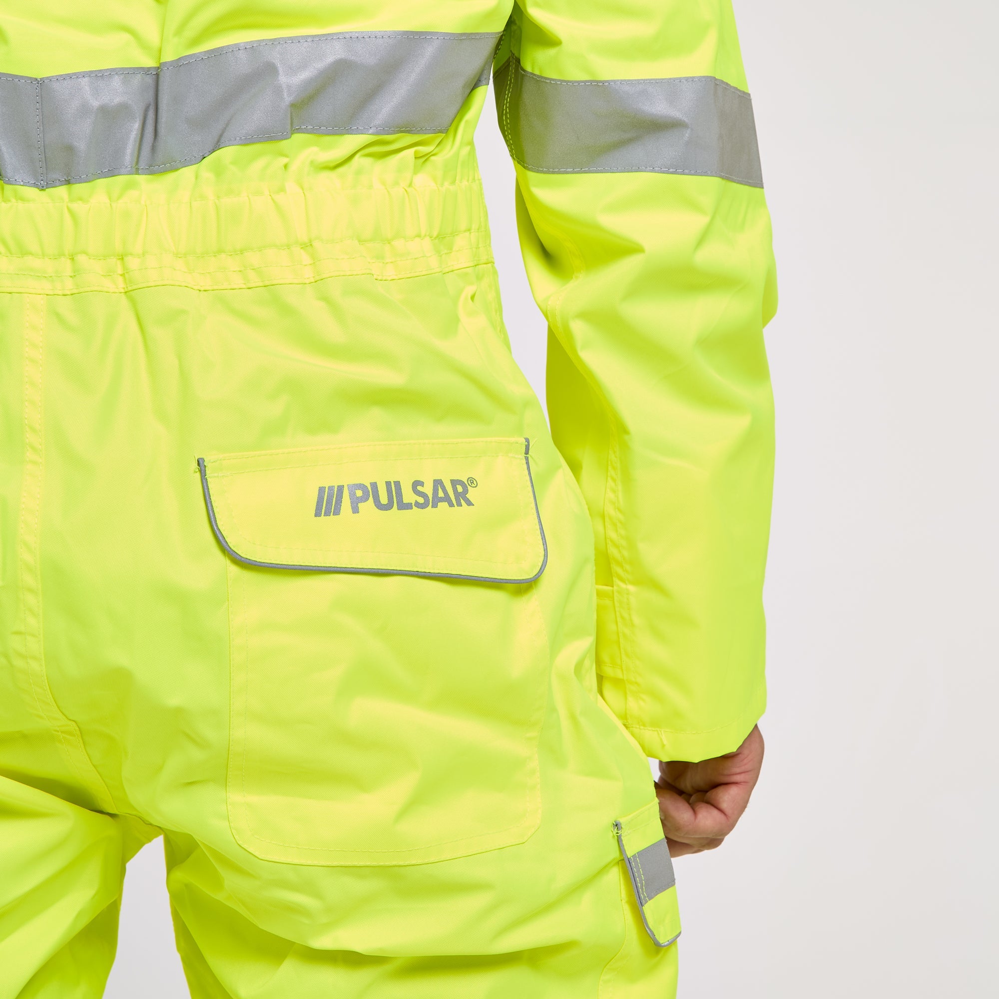 Pulsar Mesh Lined Coverall Yellow - Recycled Content