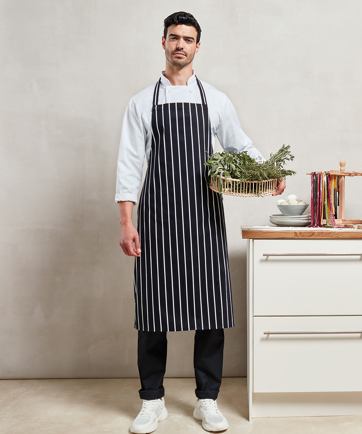 Premier Striped Bib Apron