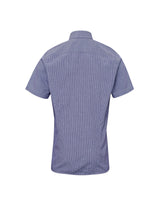 Premier Microcheck (Gingham) Short Sleeve Cotton Shirt