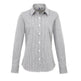 Premier Women's Microcheck (Gingham) Long Sleeve Cotton Shirt