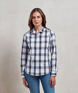 Premier Women's Ginmill Check Cotton Long Sleeve Shirt