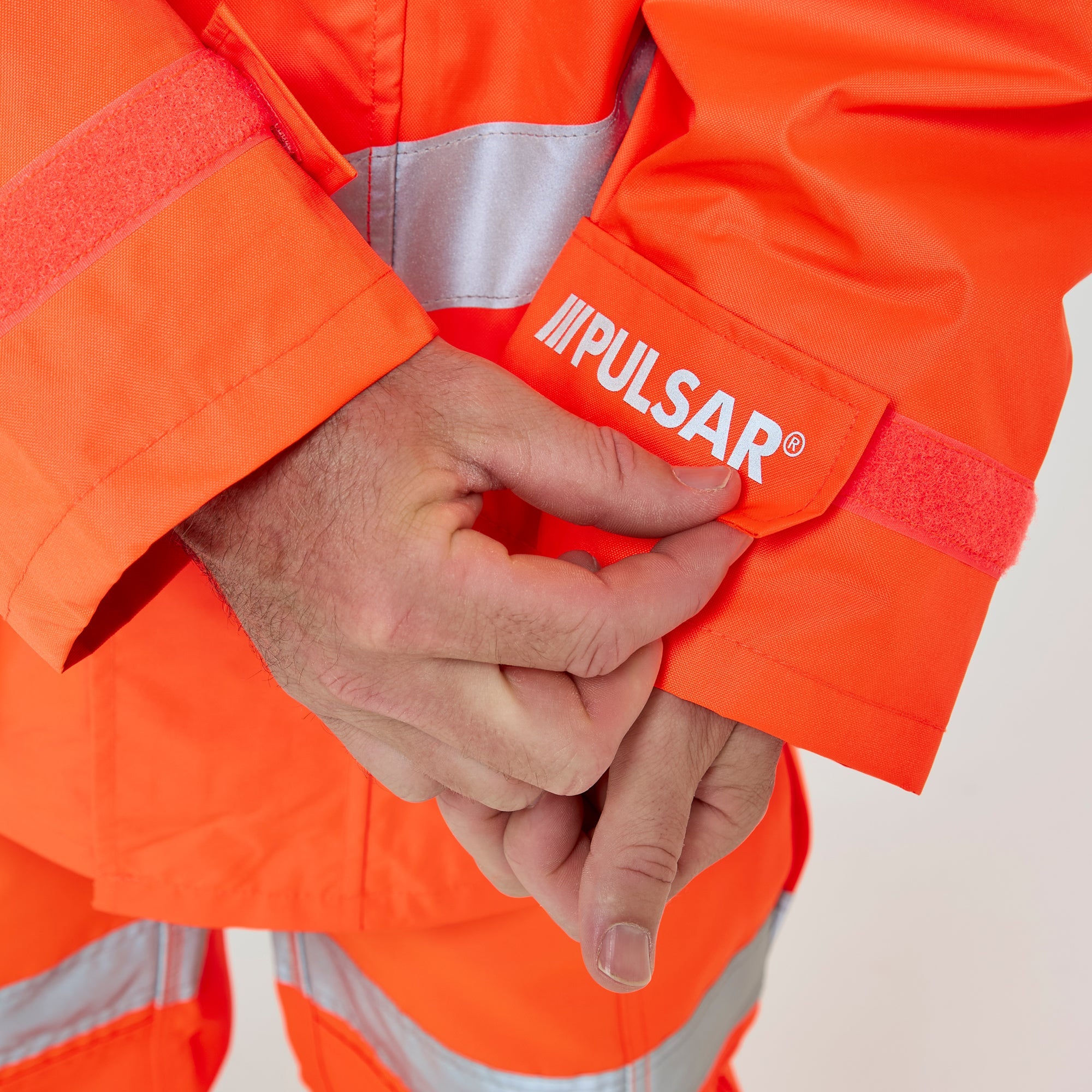 Pulsar Mesh Lined Storm Coat Orange - Recycled Content