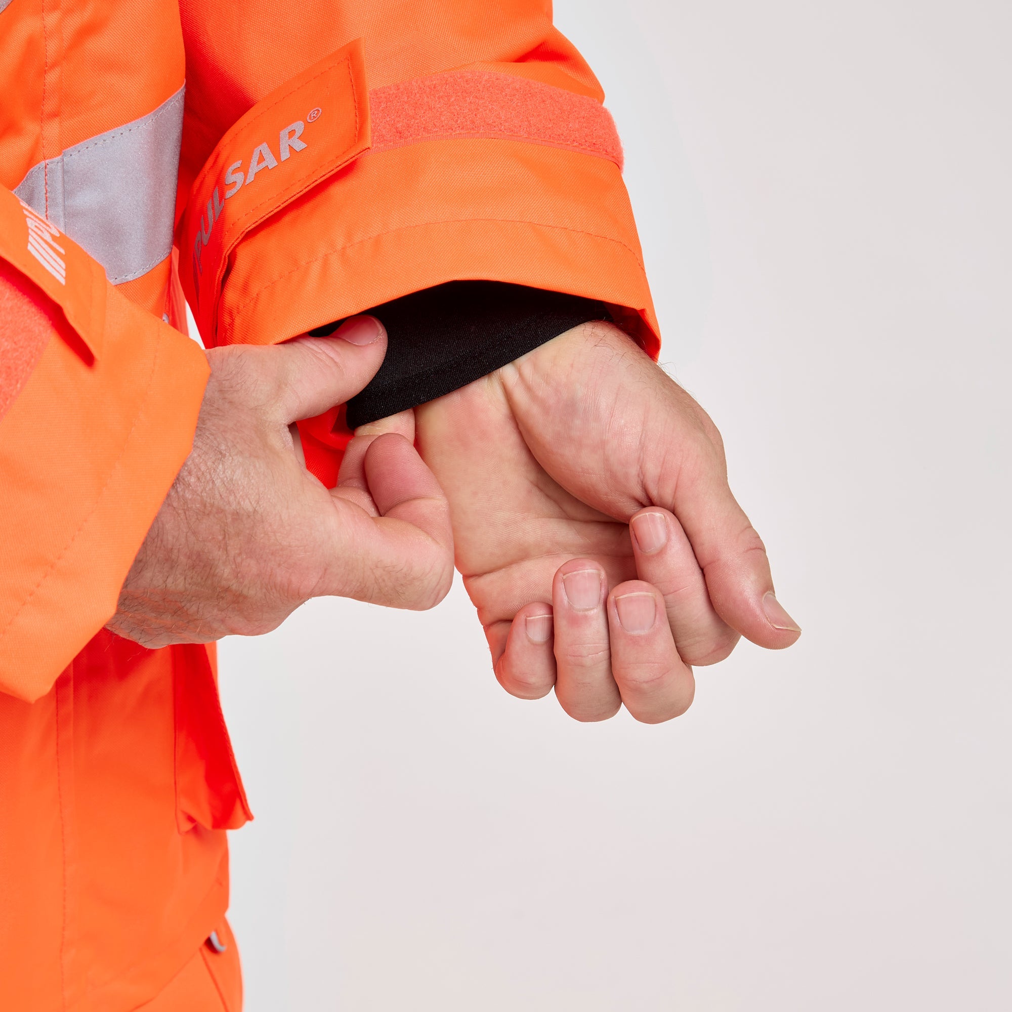 Pulsar Padded Storm Coat Orange - Recycled Content