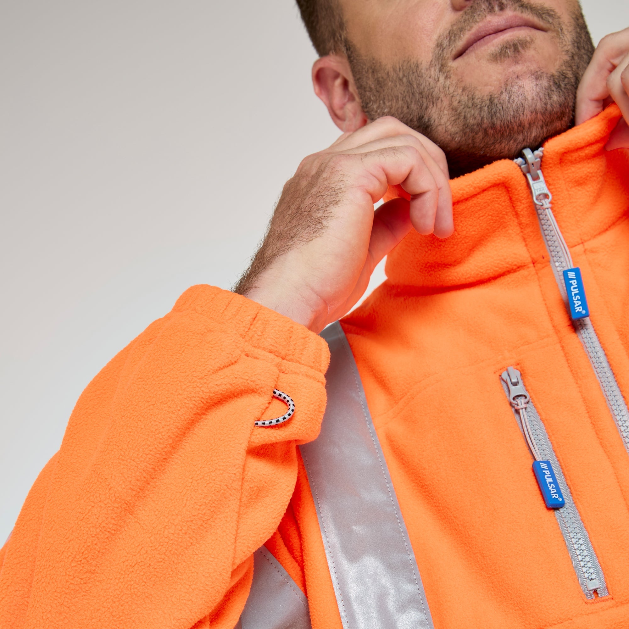 Pulsar Interactive Polar Fleece Jacket Orange Recycled Content