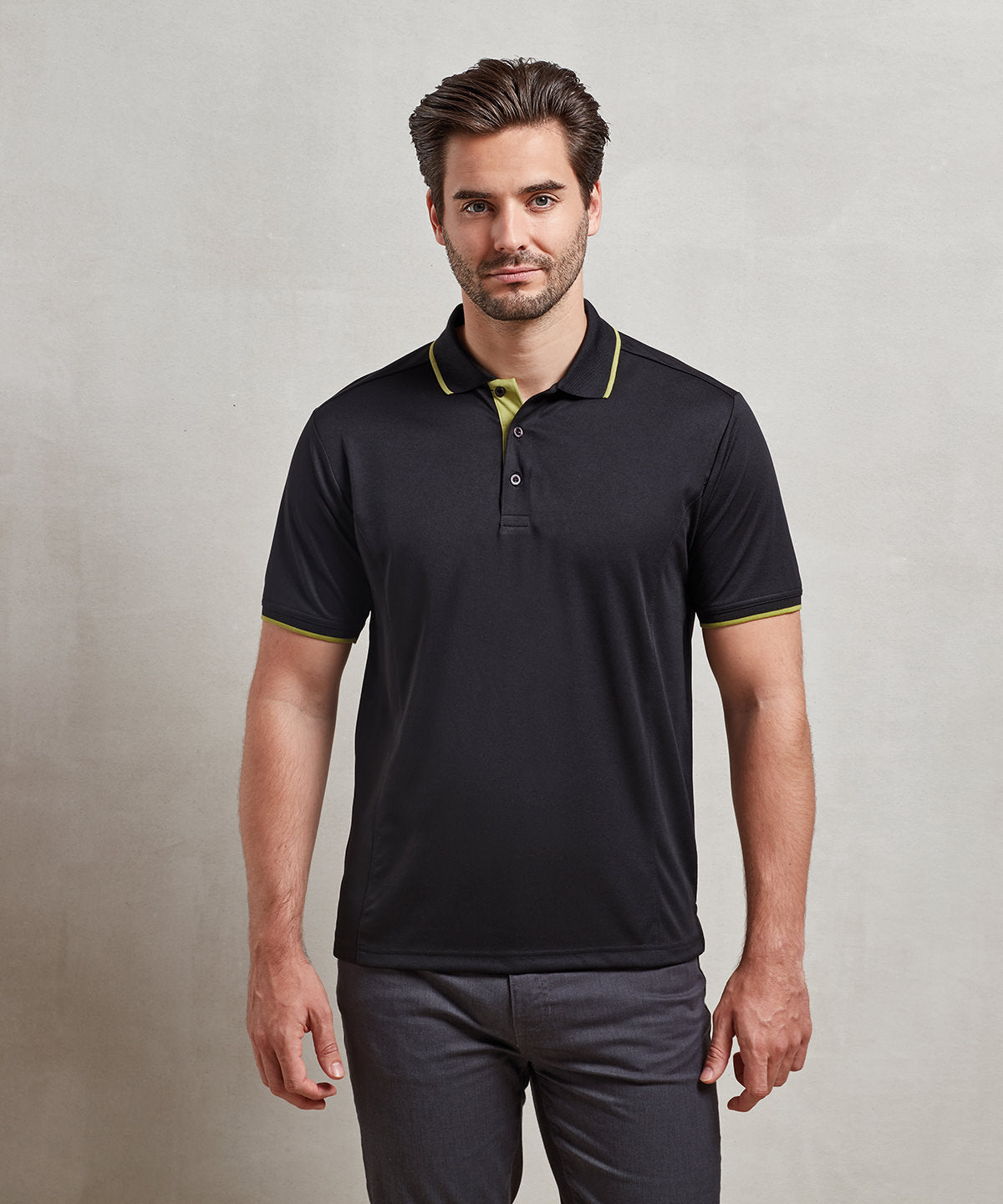 Premier Contrast Coolchecker® Polo