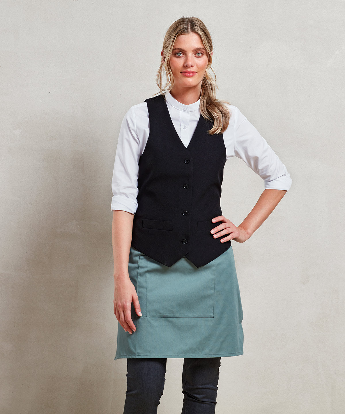 Premier Women's Lined Polyester Waistcoat