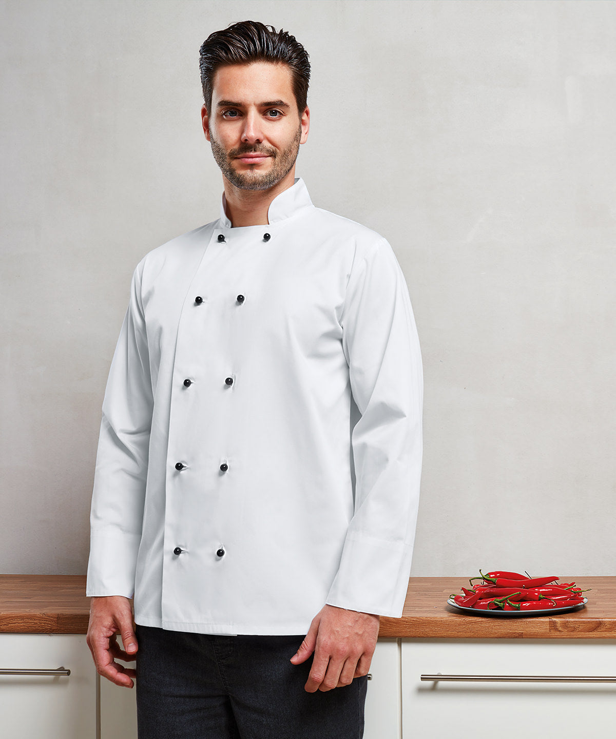 Premier Cuisine Long Sleeve Chef's Jacket