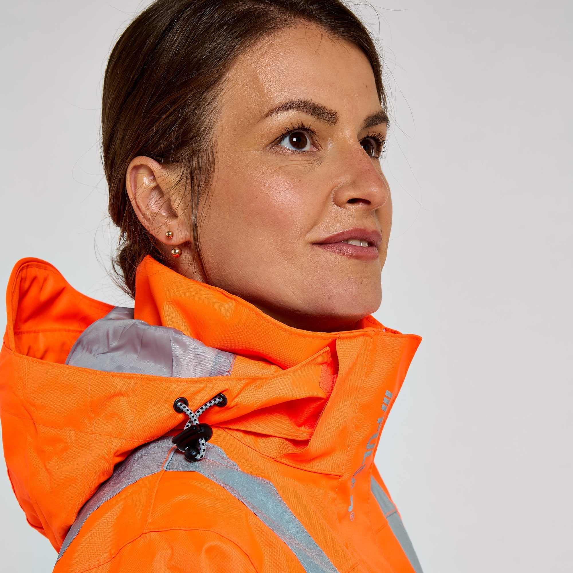 Pulsar Women's Storm Coat Orange - Recycled Content
