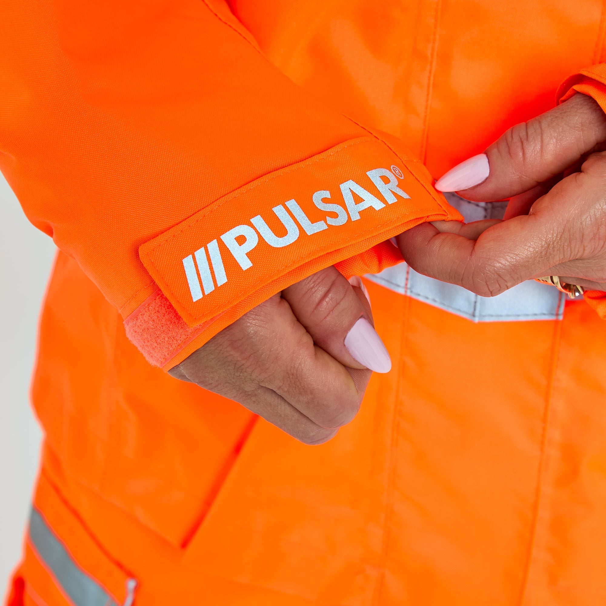 Pulsar Women's Storm Coat Orange - Recycled Content