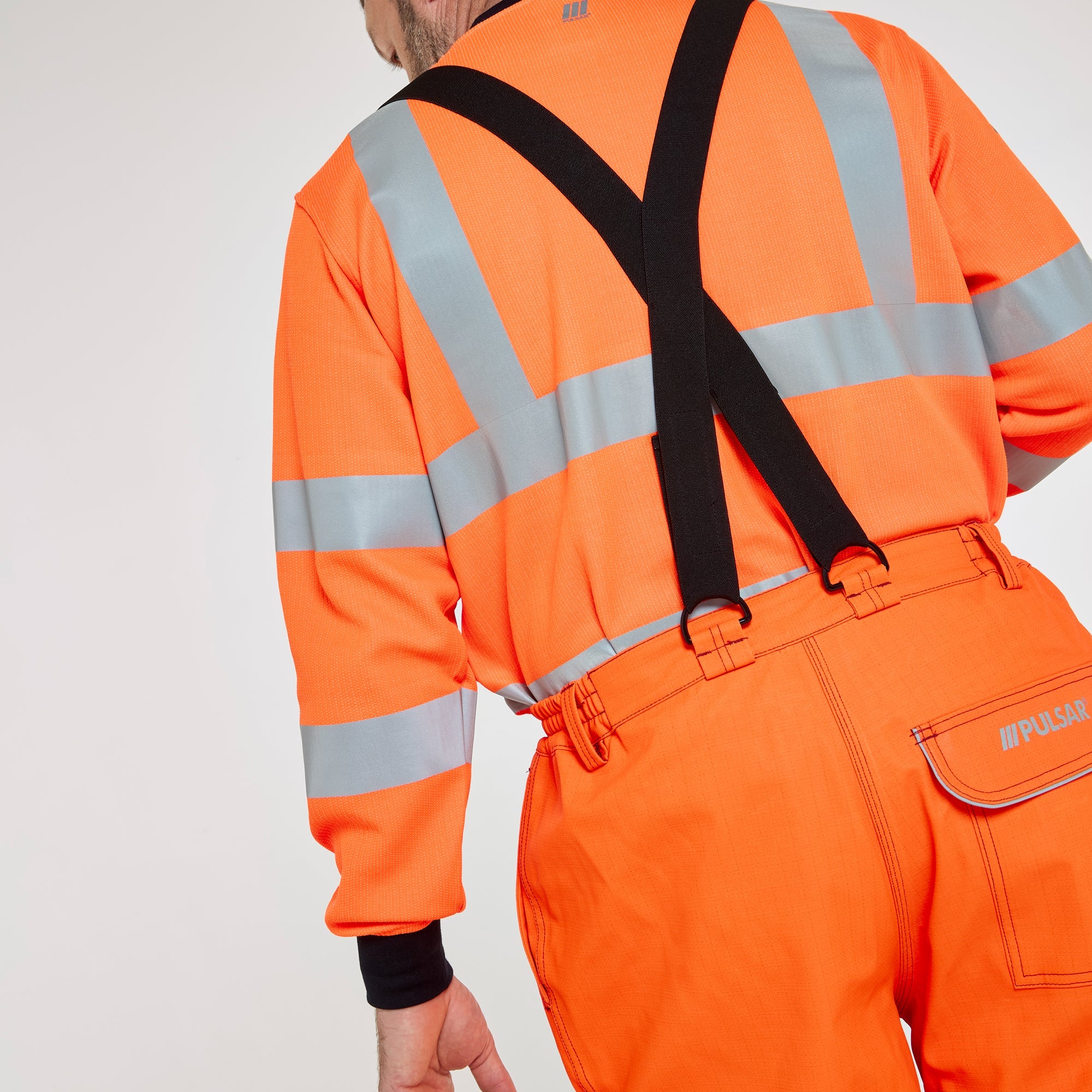 Pulsar Electric ARC Waterproof Salopettes Orange