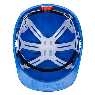 Portwest Expertline Safety Helmet (Wheel Ratchet) #colour_royal-blue