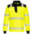 Portwest PW3 Hi-Vis 1/4 Zip Sweatshirt #colour_yellow-black