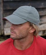 Result Headwear Herringbone Cap With Sandwich Peak