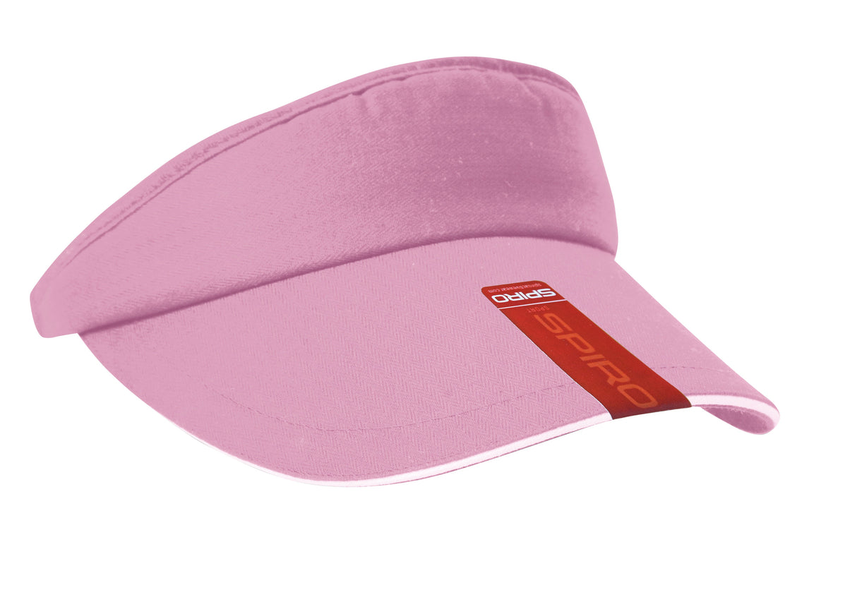 Result Headwear Herringbone Sun Visor With Sandwich Peak