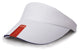 Result Headwear Herringbone Sun Visor With Sandwich Peak