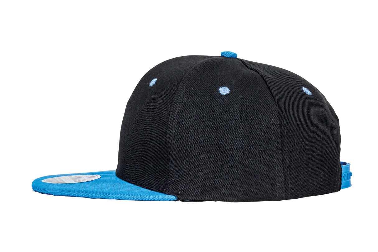 Result Headwear Bronx Original Flat Peak Snapback Dual Colour Cap