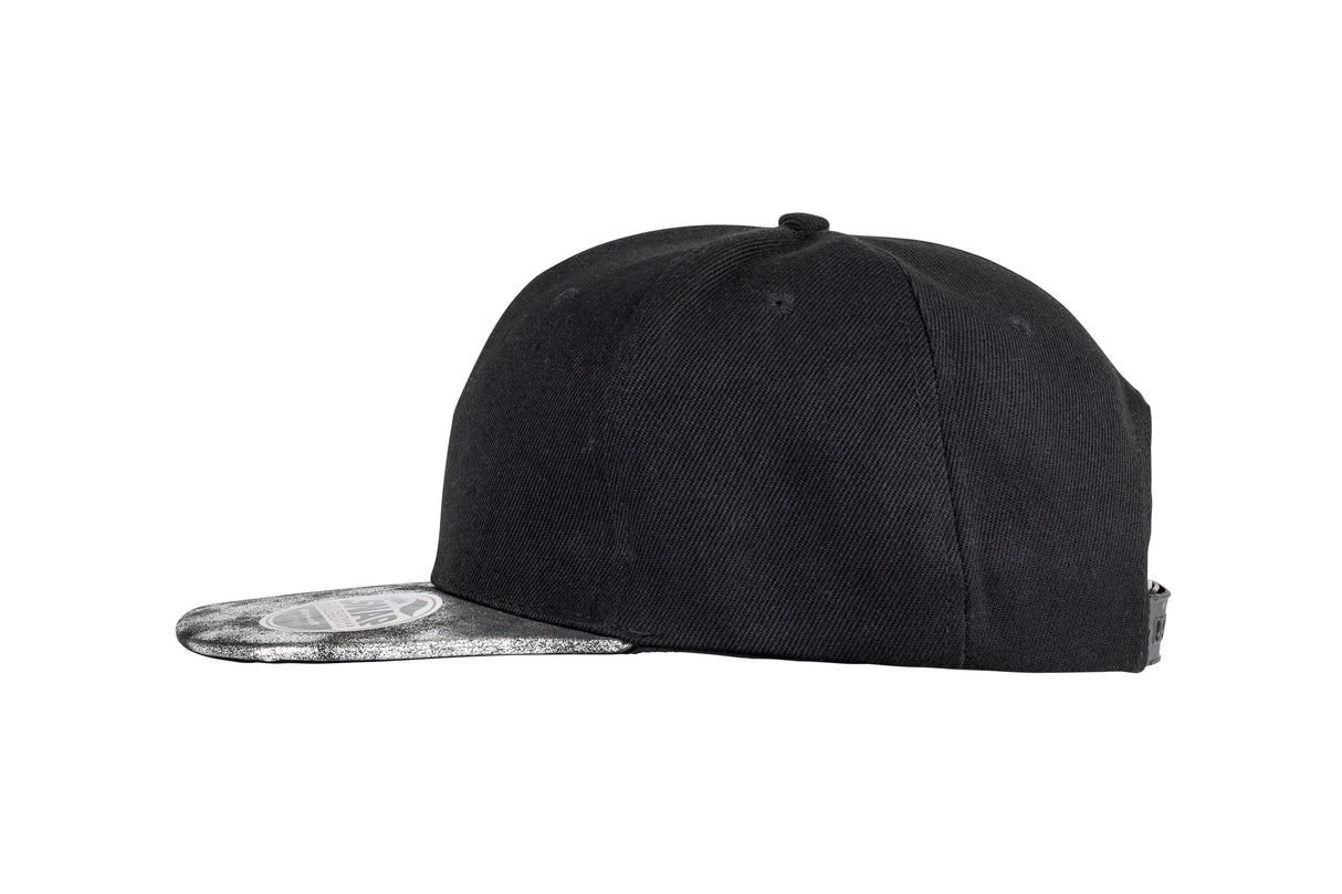 Result Headwear Bronx Glitter Flat Peak Snapback Cap