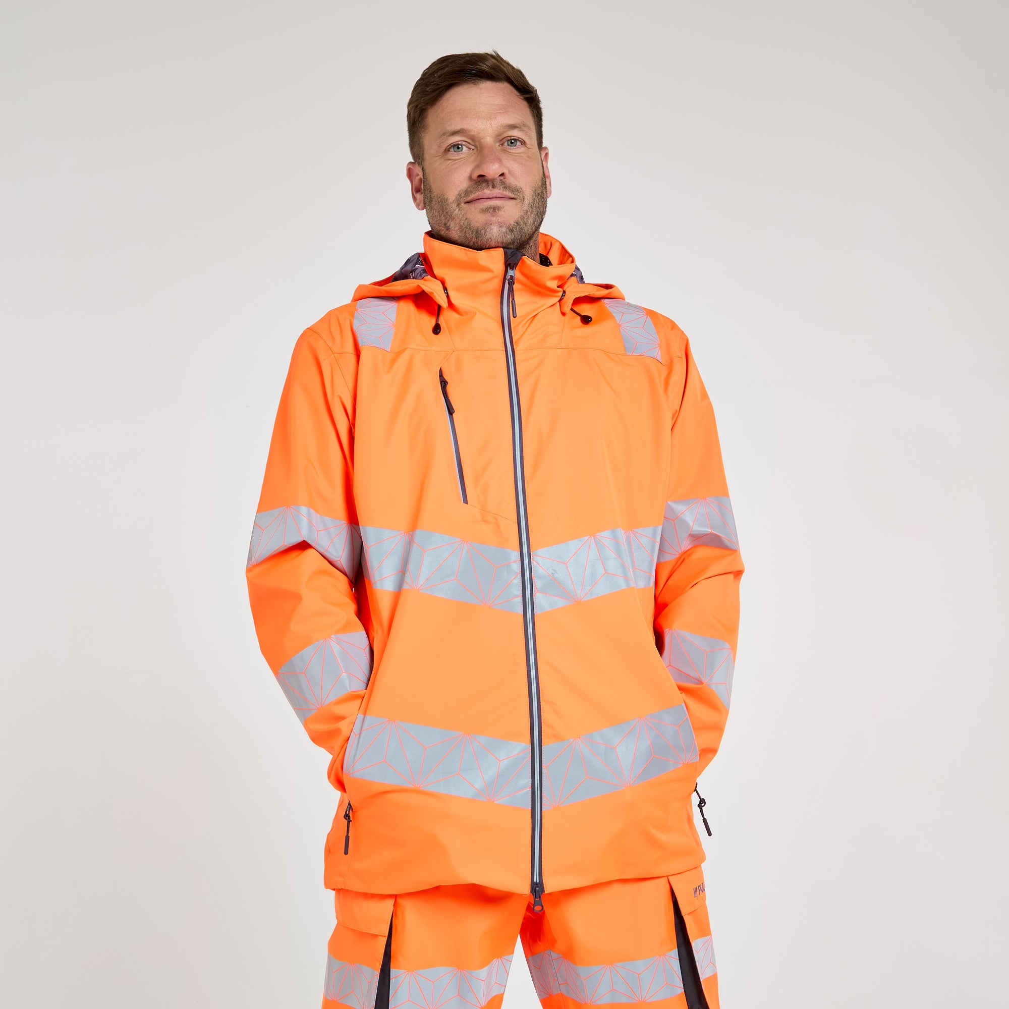 Pulsar Shell Jacket Orange REACT