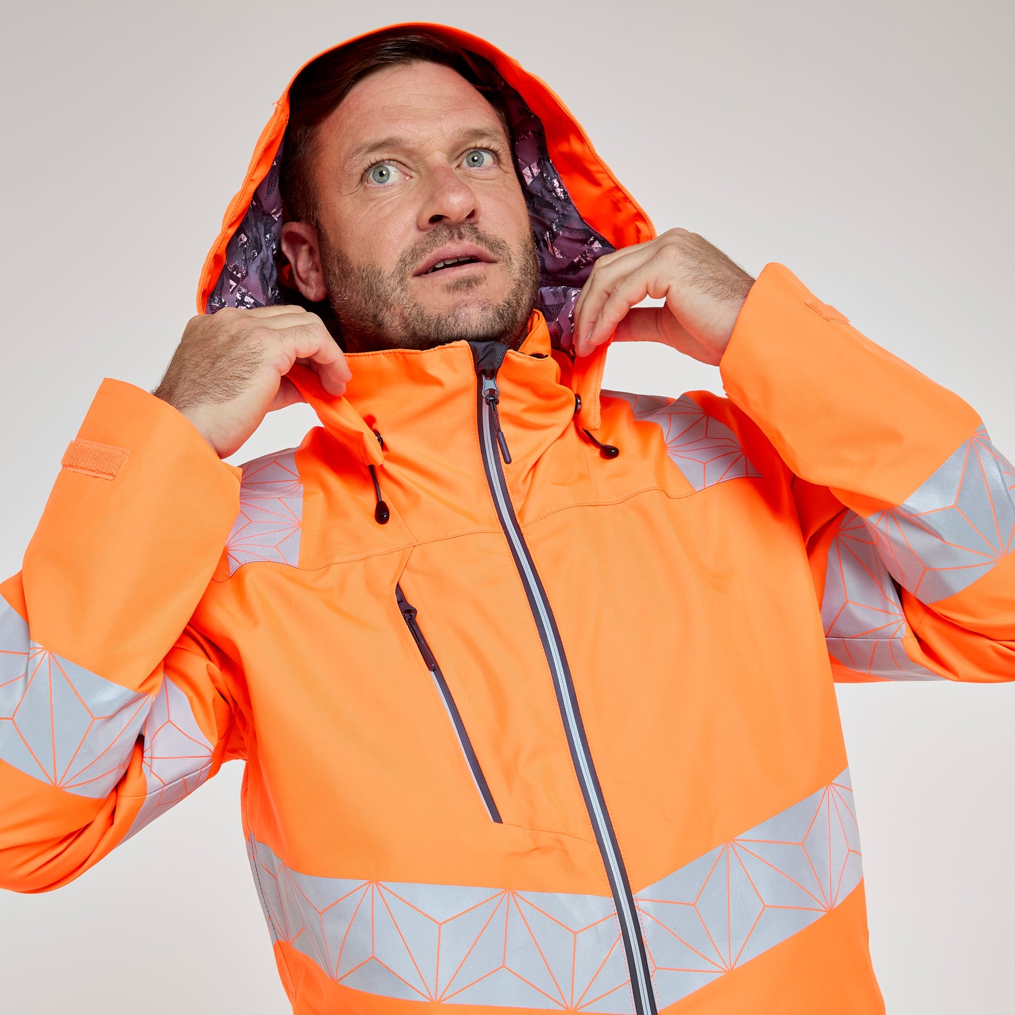 Pulsar Shell Jacket Orange REACT