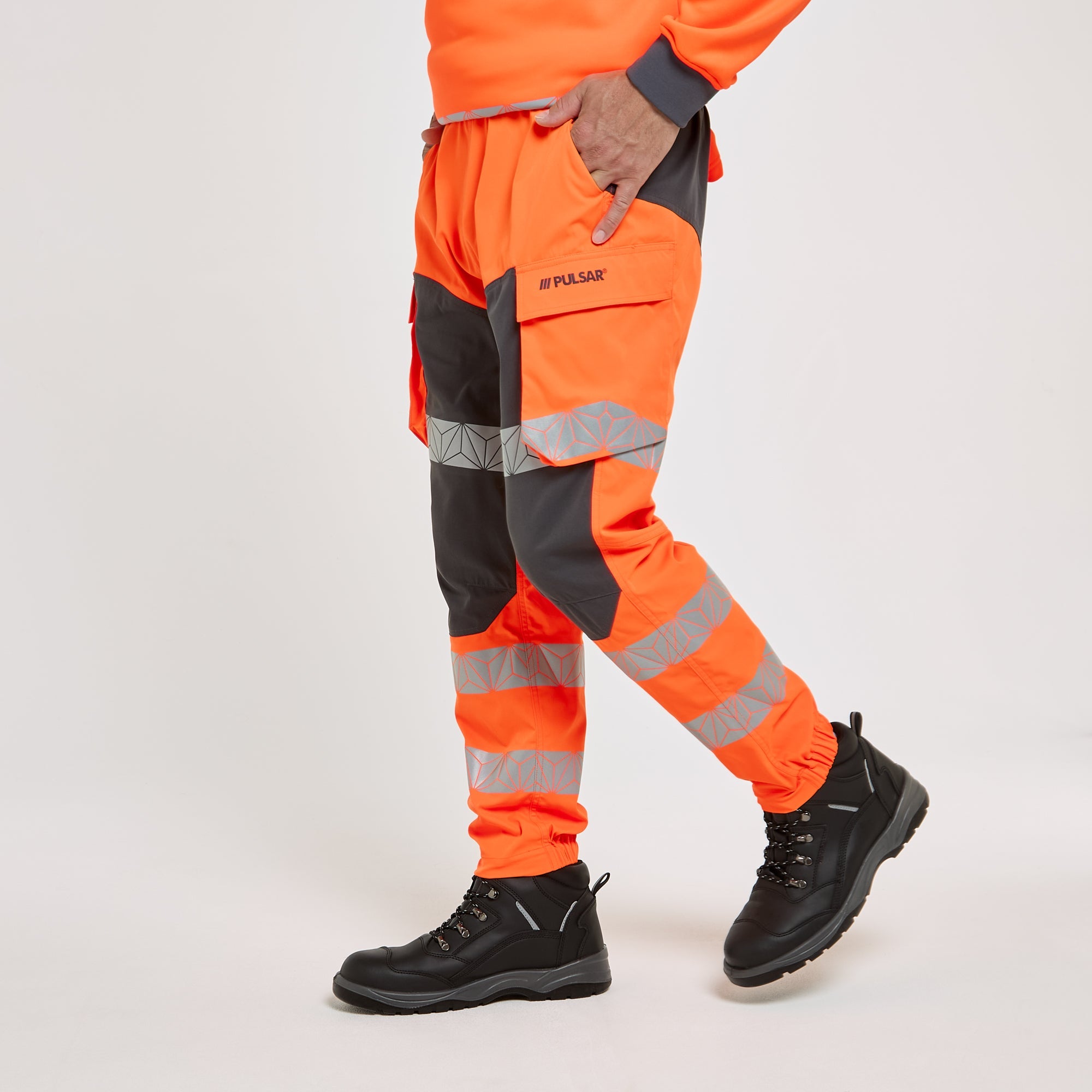 Pulsar Work Pant Orange Grey (Unisex)