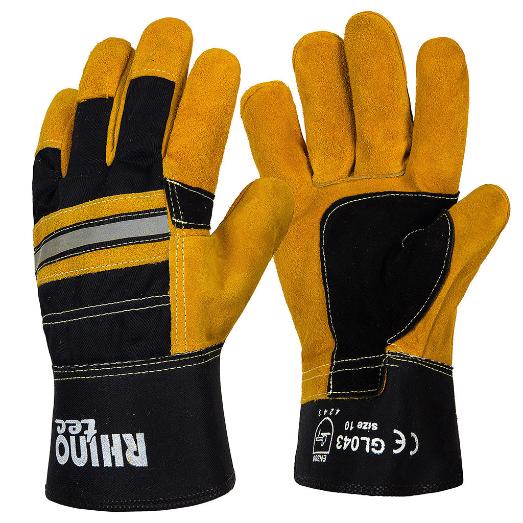 Future Garments Rhinotec Heavy Duty Rigger Gloves Rubberised Cuff