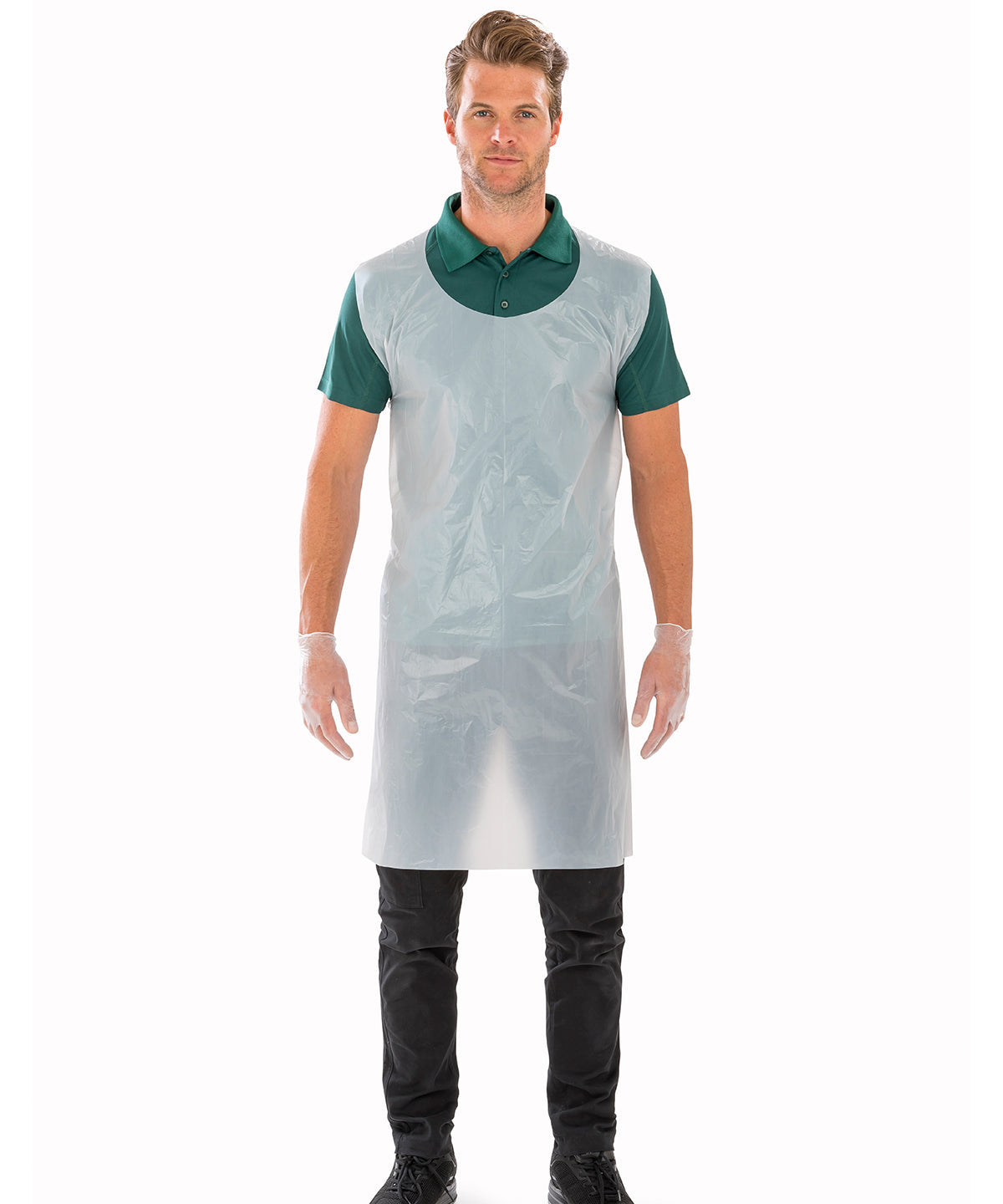 Result Essential Hygiene Ppe Disposable Apron (Pack Of 100)