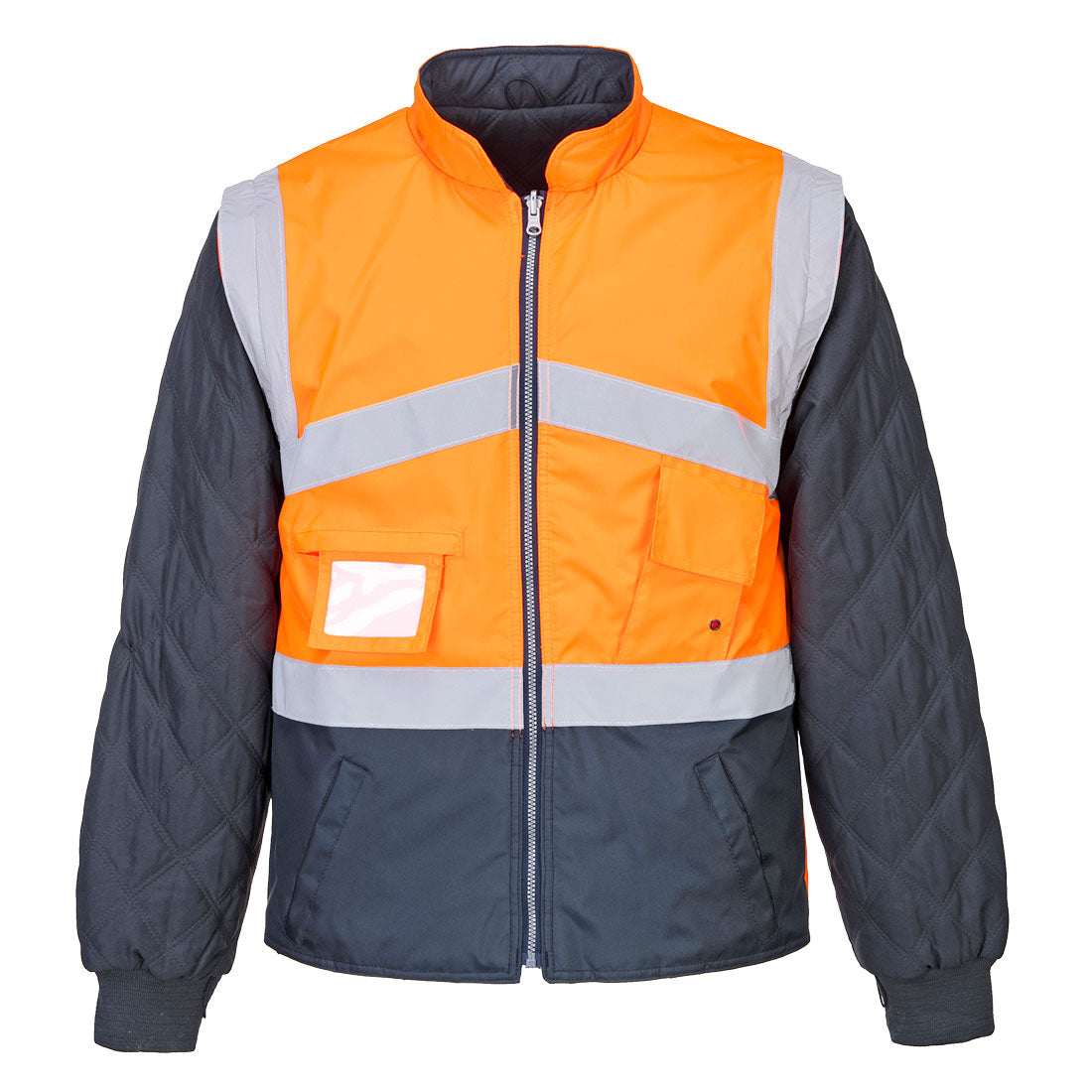 Portwest Hi-Vis Breathable 2-in-1 Contrast Reversible Jacket