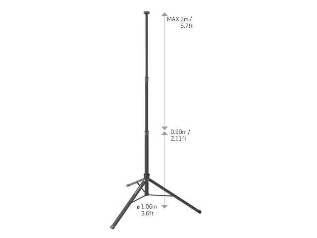 SCANGRIP® TOWER COMPACT CONNECT Light 2500 Lumens 18V Bare Unit