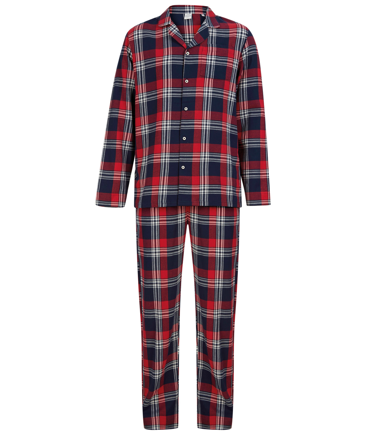 Sf Men's Tartan Lounge Set