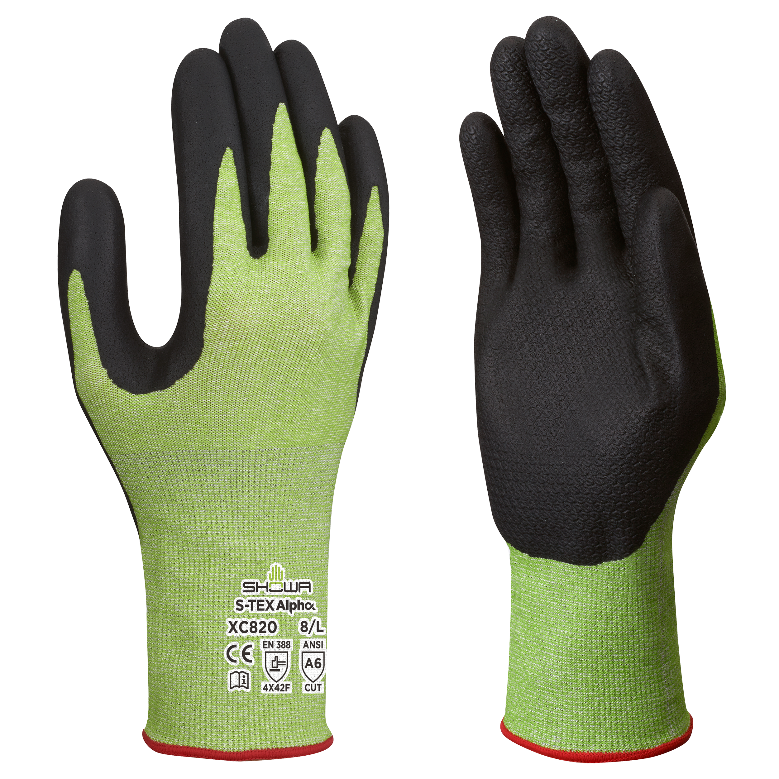 Showa XC820 Cut-Resistant Gloves (Size 9/XL) – Touchscreen Compatible