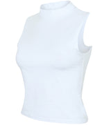 Sf Women's High Neck Crop Vest