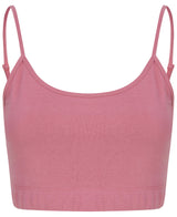 Sf Women's Sustainable Fashion Cropped Cami Top With Adjustable Straps