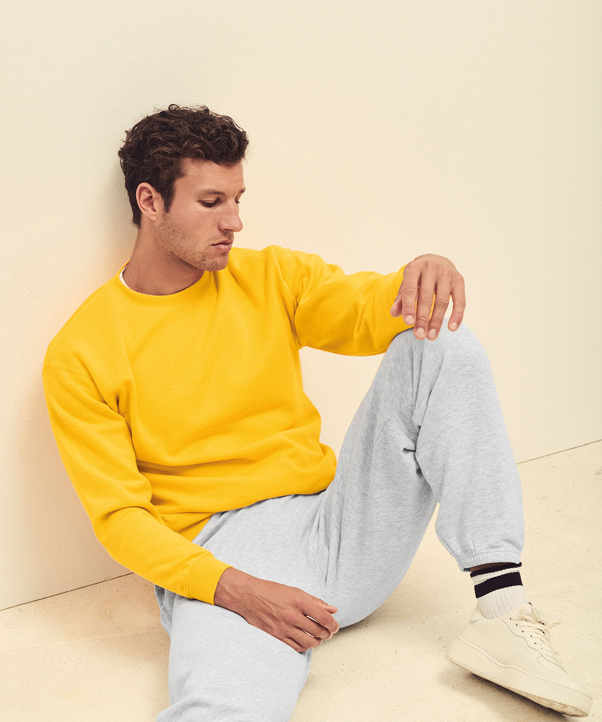 Fruit Of The Loom Classic 80/20 Set-In Sweatshirt - White*