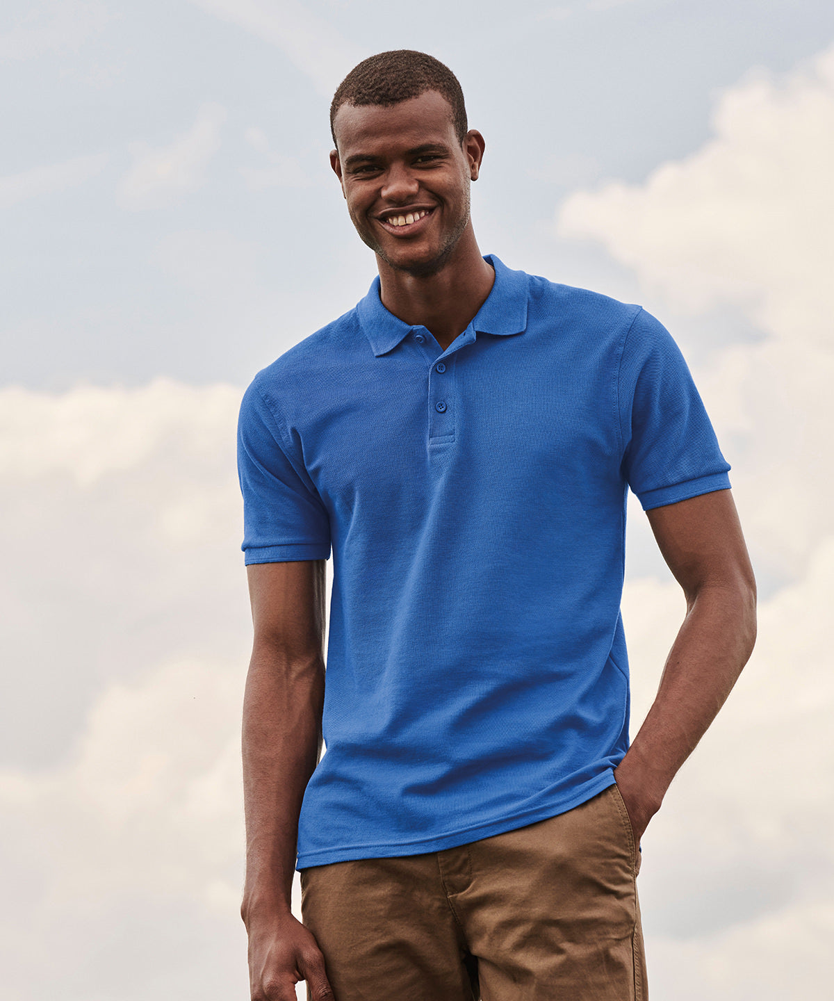 Fruit Of The Loom Premium Polo - Athletic Heather