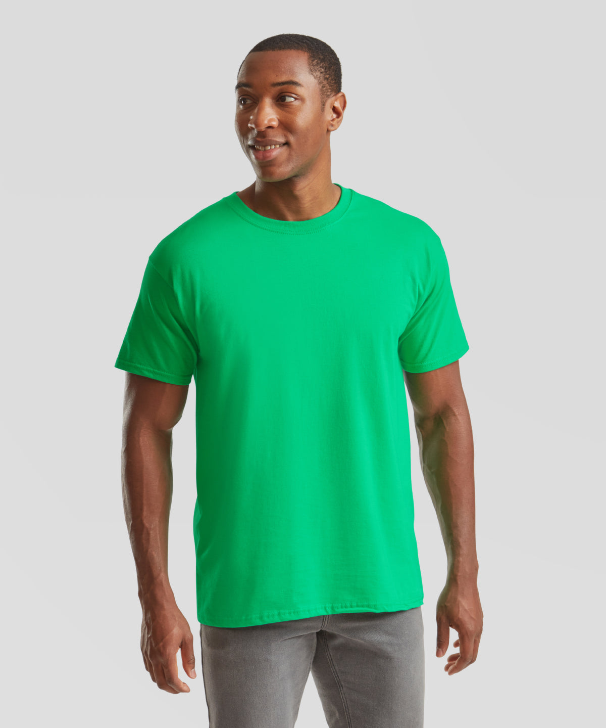 Fruit Of The Loom Iconic 195 Ringspun Premium T - Kelly Green