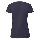 Fruit Of The Loom Women's Iconic 195 Ringspun Premium T-Shirt - Deep Navy