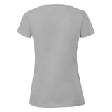 Fruit Of The Loom Women's Iconic 195 Ringspun Premium T-Shirt - Zinc