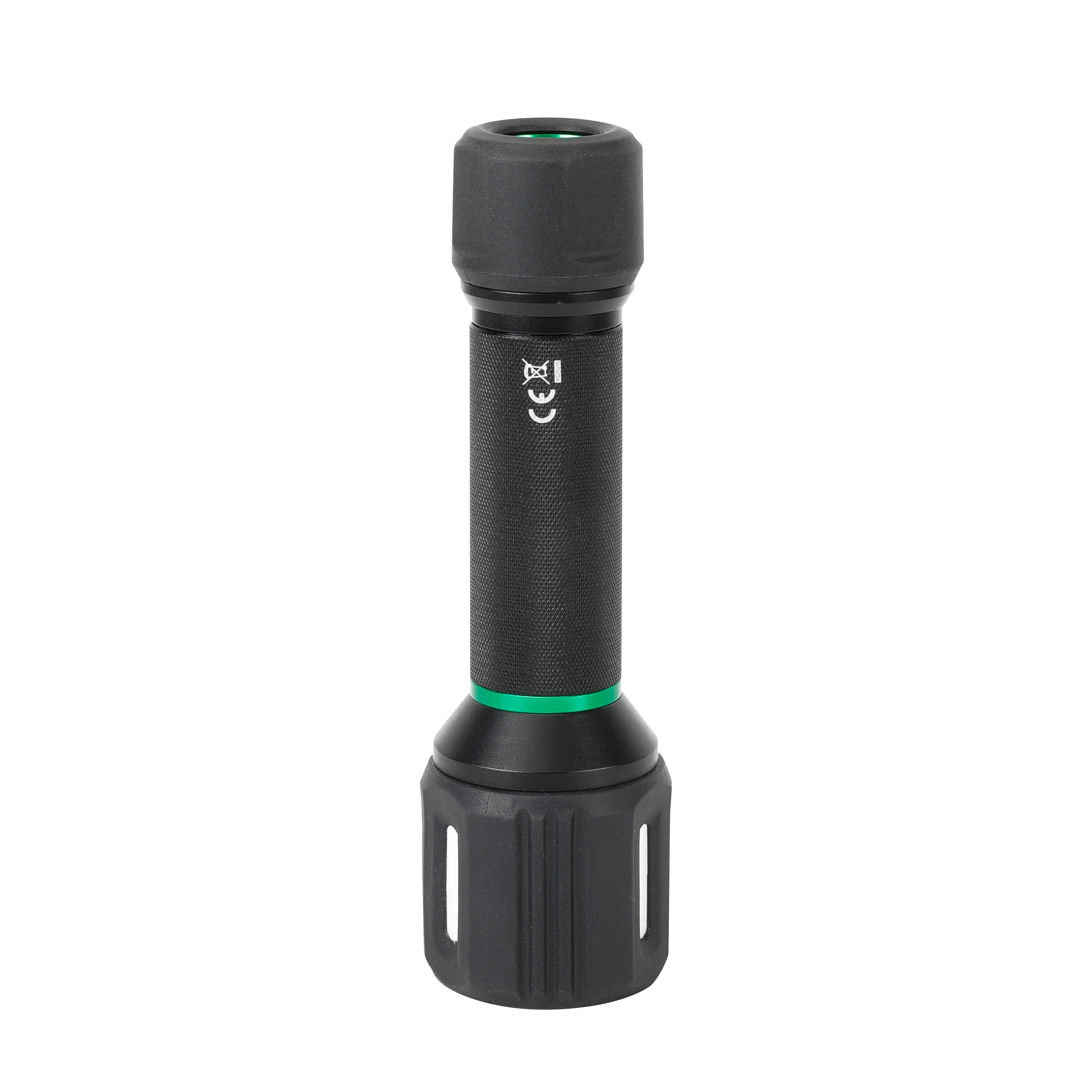 Scruffs Swiss-Tech Dual Power Rechargeable LED Flashlight - 400 Lumens - 3 x AAA or 18650 Battery