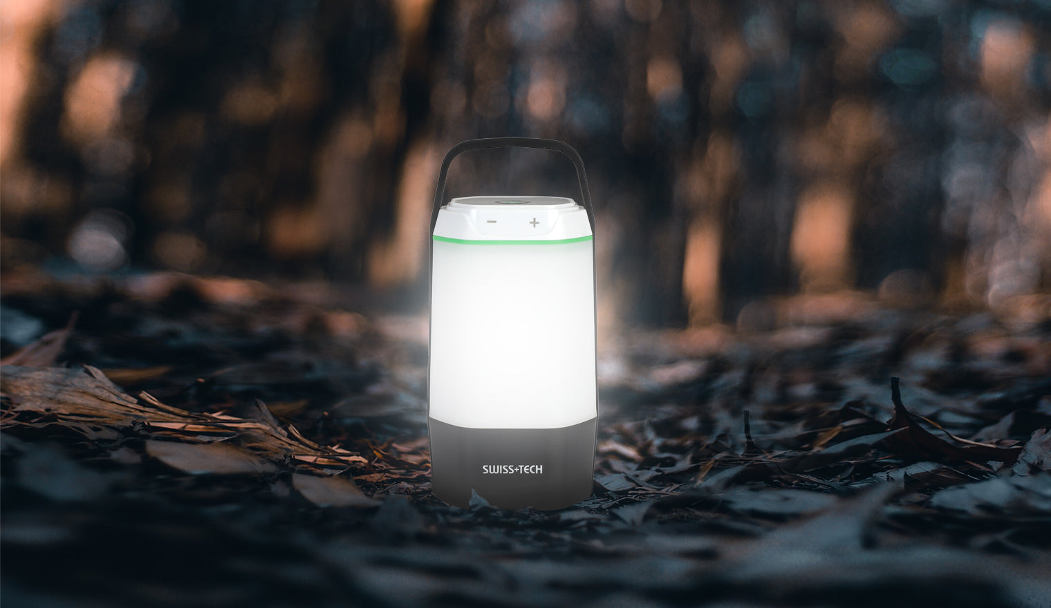 Scruffs Swiss-Tech Rechargeable LED Lantern - 800 Lumens - USB Power Bank - Camping & Emergency Light