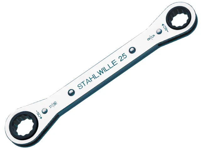 Stahlwille Ratchet Ring Spanner 1/2 x 9/16in