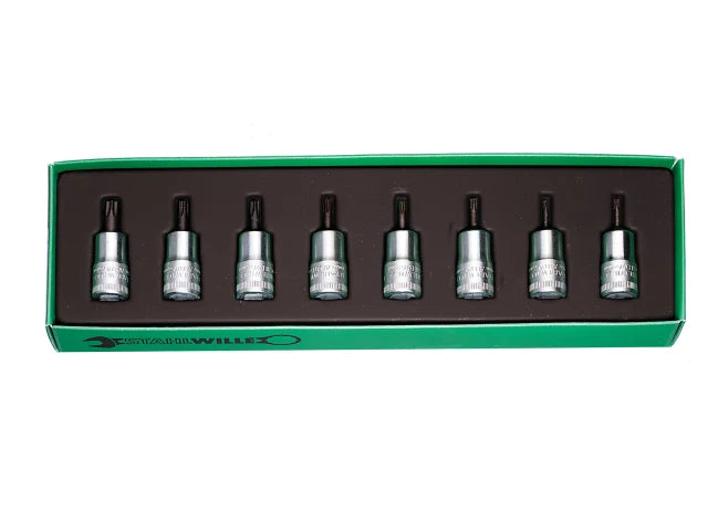 Stahlwille TORX Bit Socket 3/8in Drive Set, 8 Piece